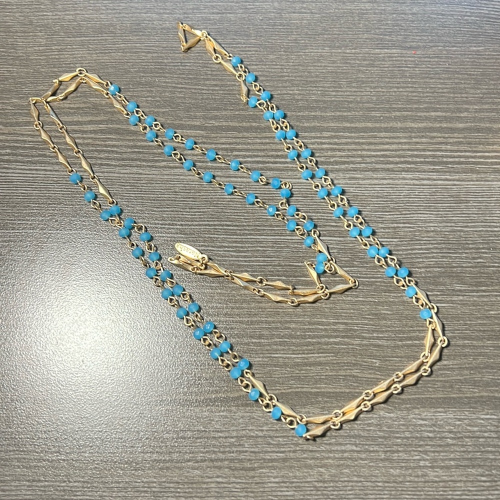Natasha Couture gold toned necklace